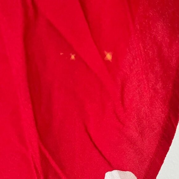 Bardot Red Floral Asymmetrical Ruffle Wrap Skirt Women’s Size 6 - Picture 13 of 15